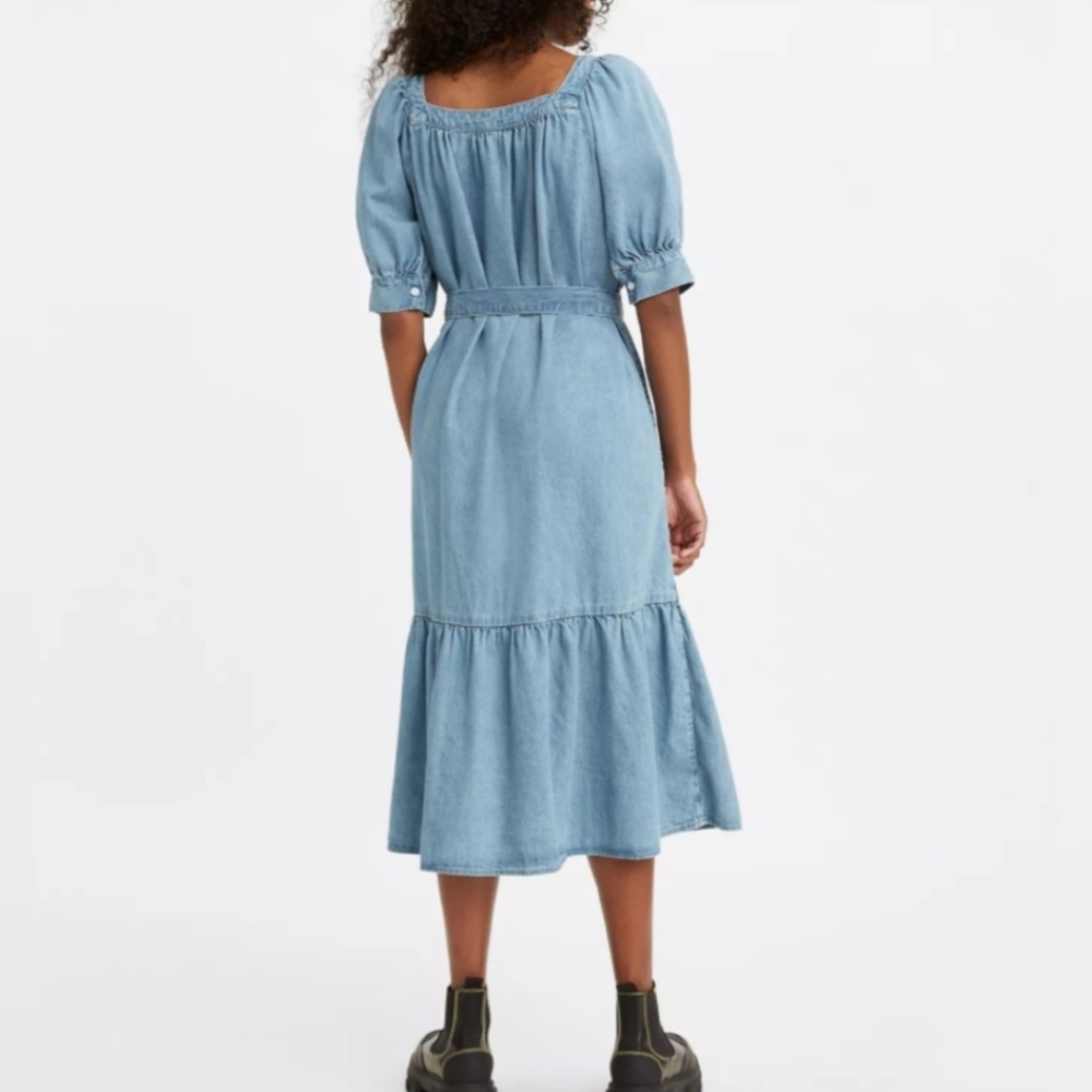 Levi's Light Blue Midi Dress - Picture 3 of 15